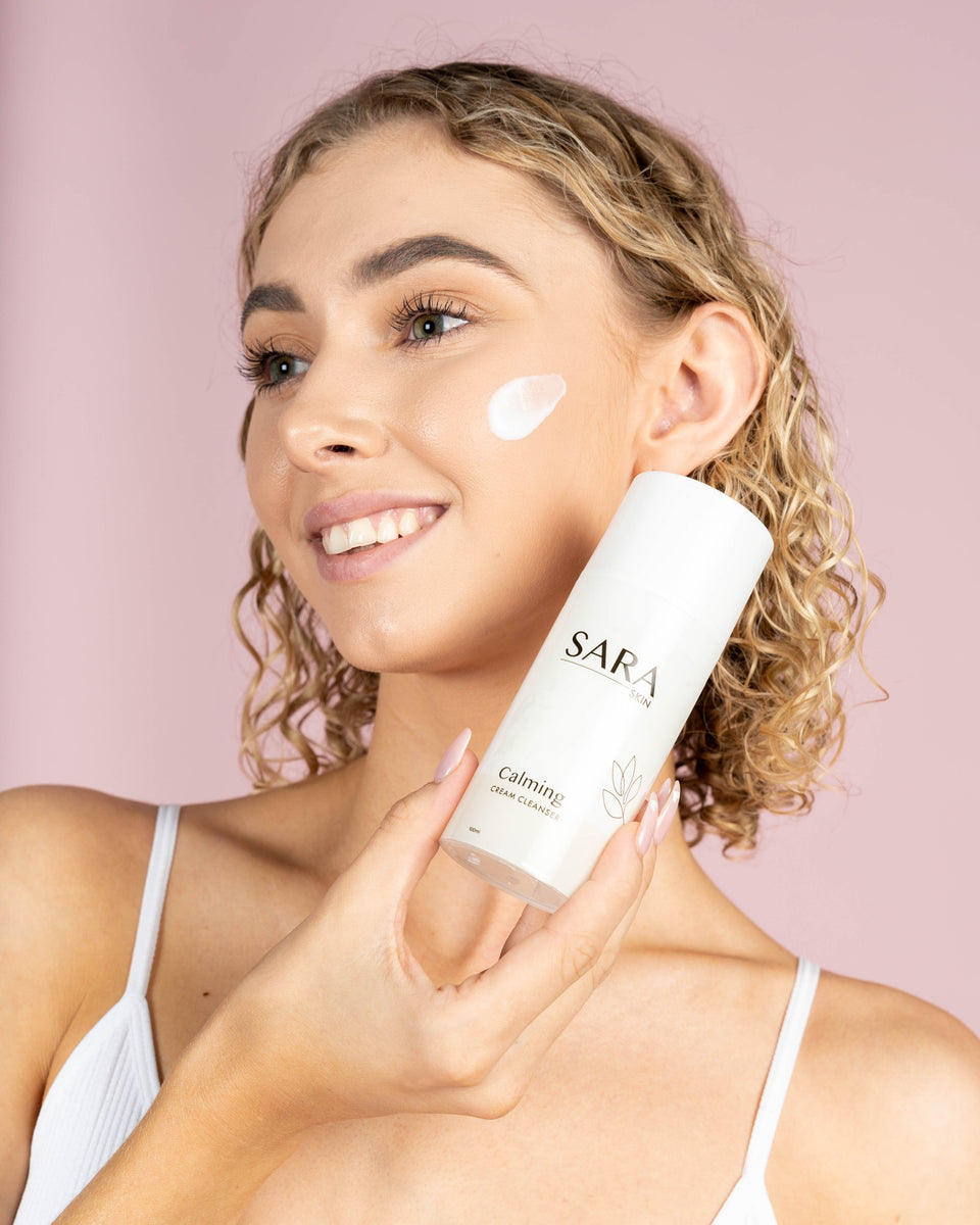CALMING CREAM CLEANSER – SARA Skin