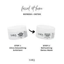 Load image into Gallery viewer, FACIAL AT HOME SET - REFRESH + DETOX