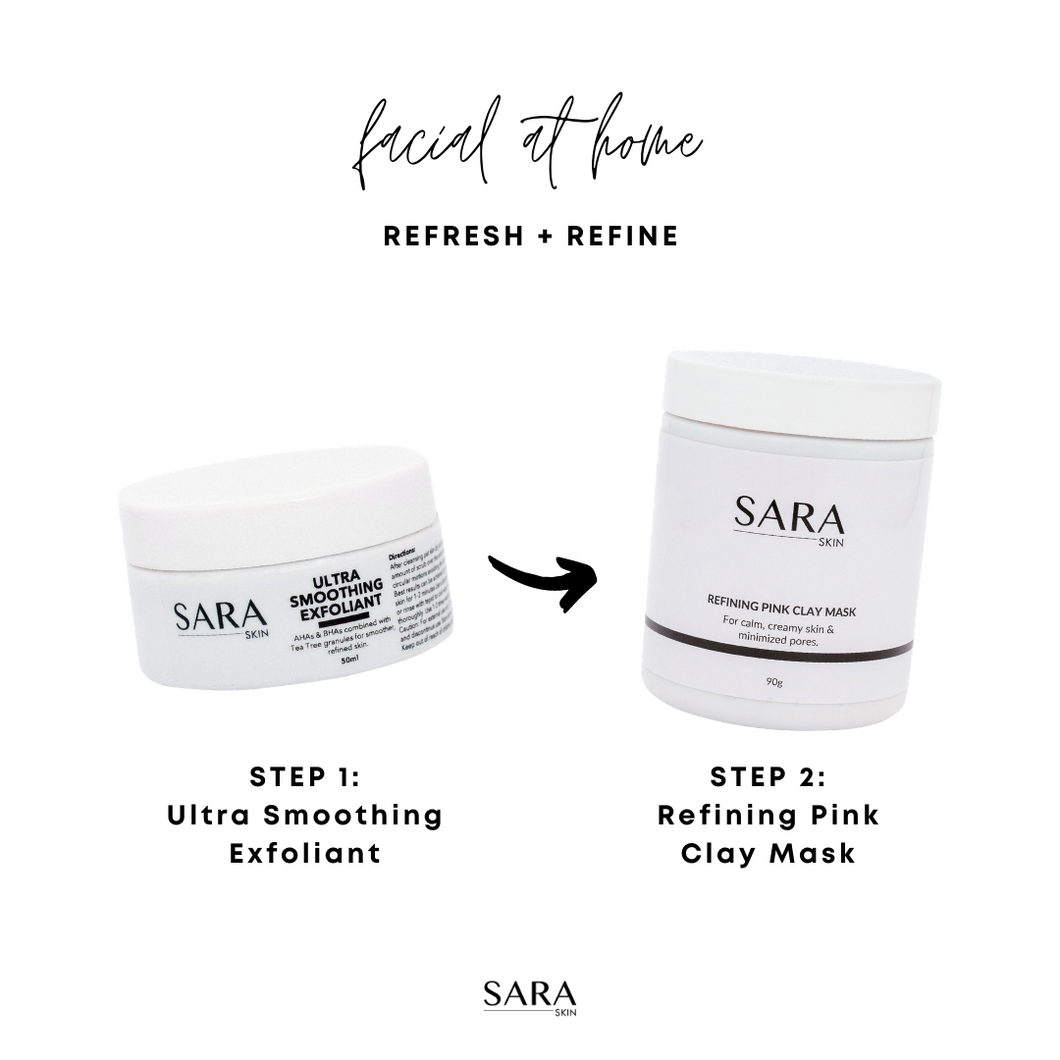 FACIAL AT HOME SET - REFRESH + REFINE