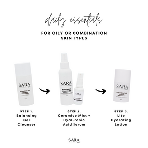 DAILY ESSENTIALS - for oily + acne prone skin
