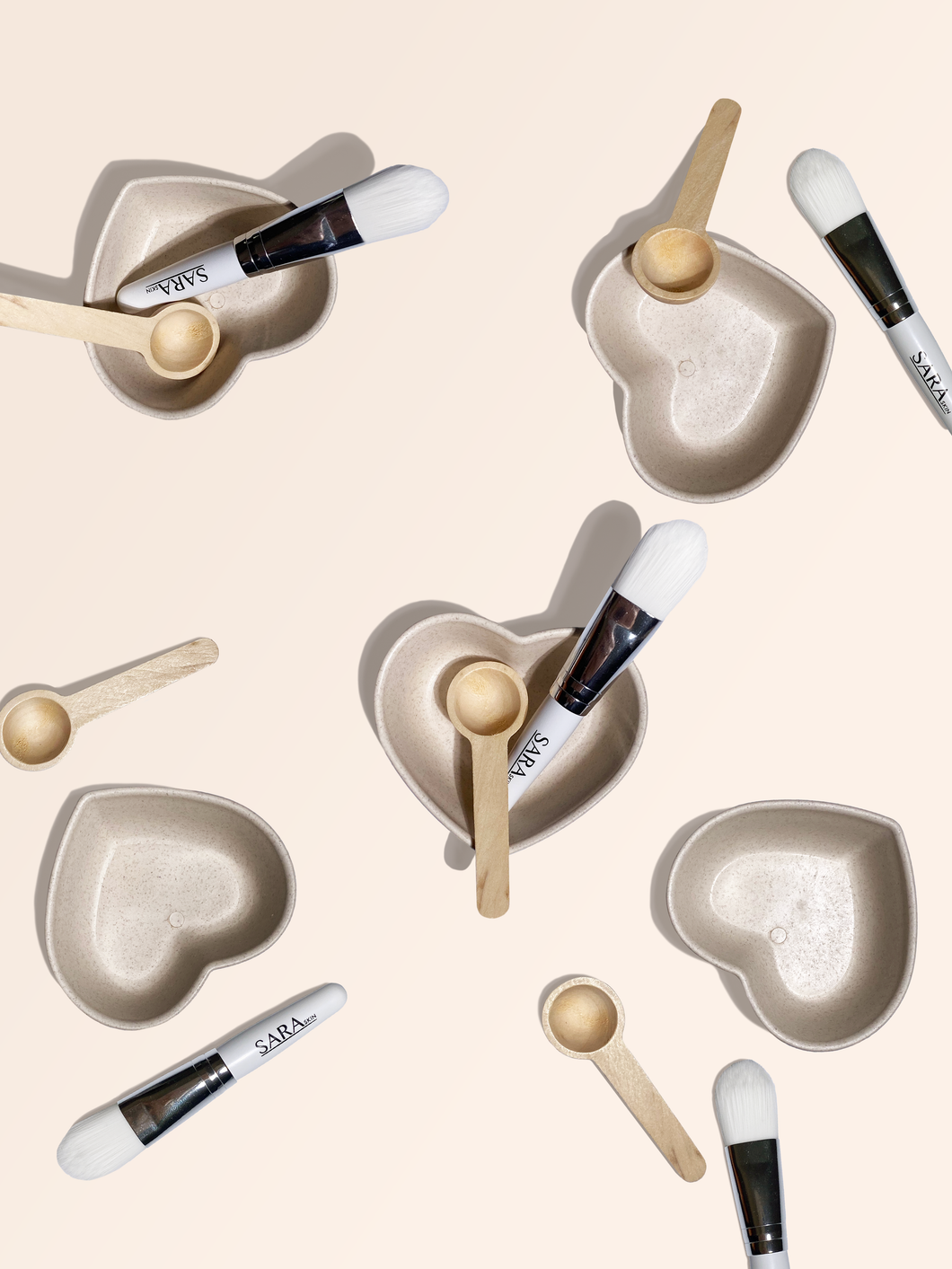 Mask bowl, brush & scoop bundle